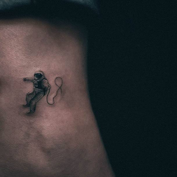 Fantastic Astronaut Tattoo For Women