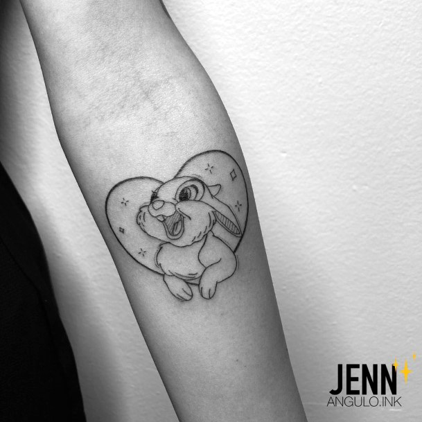 Fantastic Bambi Tattoo For Women