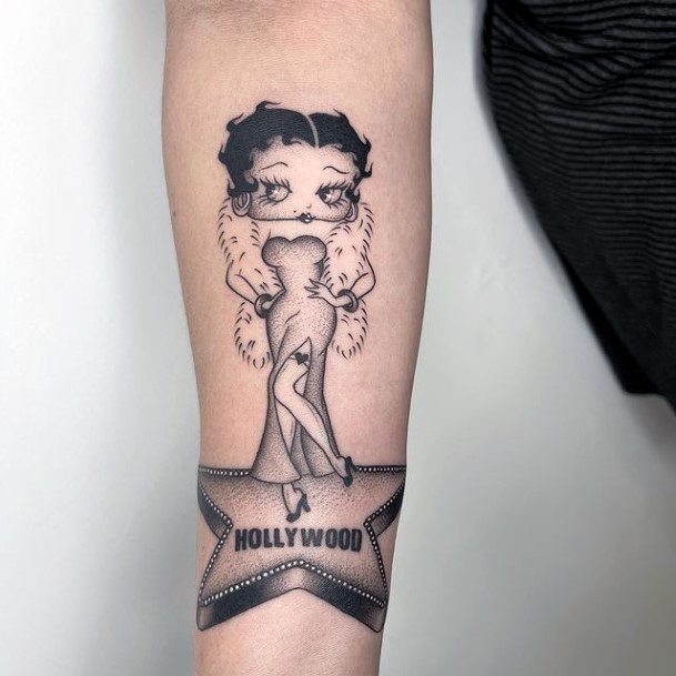 Fantastic Betty Bop Tattoo For Women