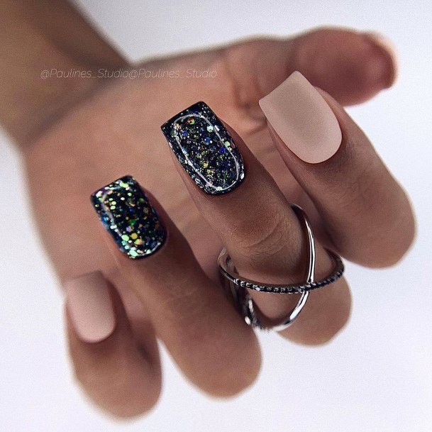 Fantastic Black Prom Nail For Women