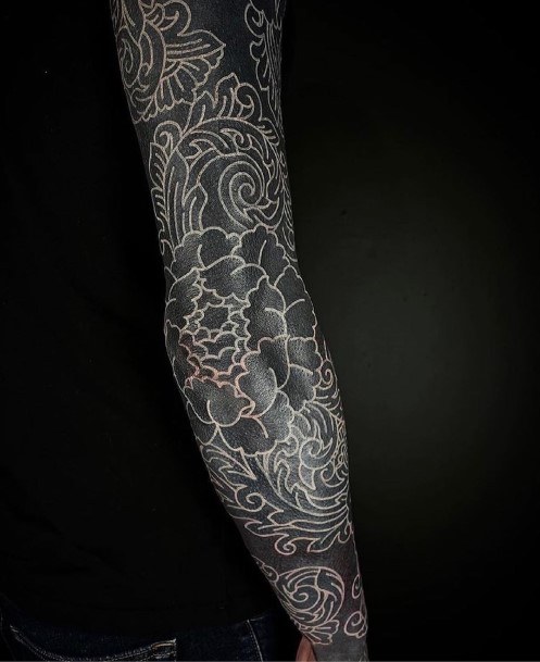 Fantastic Blackout Tattoo For Women