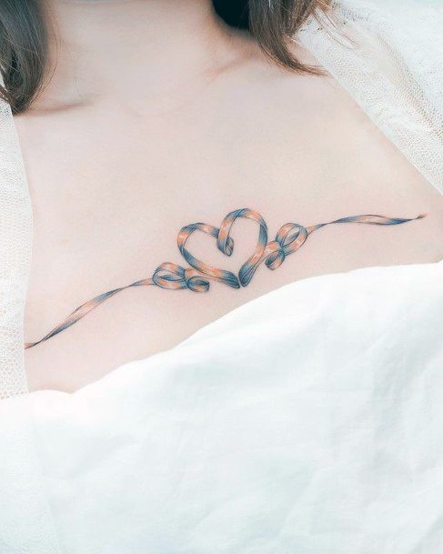 Fantastic Bow Tattoo For Women