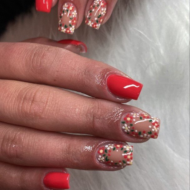 Fantastic Bright Coral Nail For Women