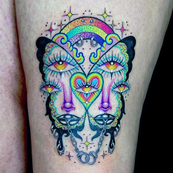 Fantastic Bright Tattoo For Women