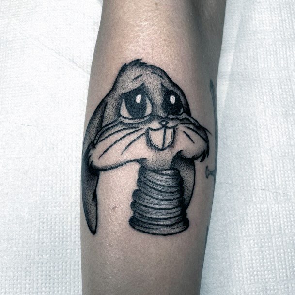 Fantastic Bugs Bunny Tattoo For Women