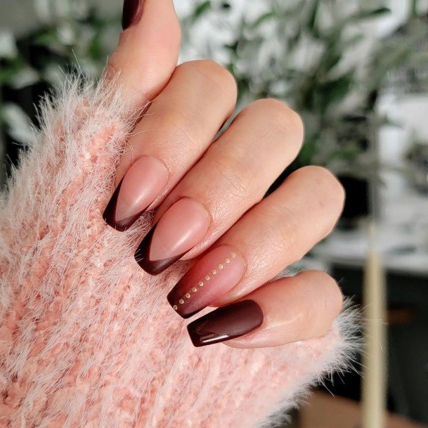 Fantastic Burgundy Nail For Women