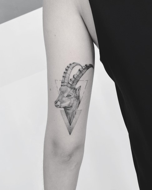 Fantastic Capricorn Tattoo For Women Tricep