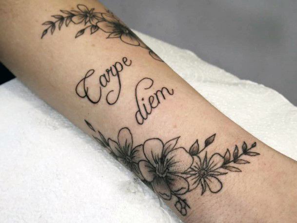 Fantastic Carpe Diem Tattoo For Women