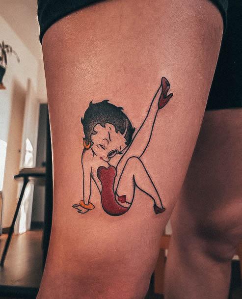 Fantastic Cartoon Tattoo For Women