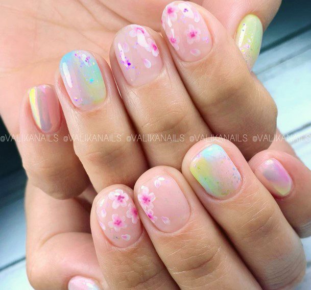 Fantastic Cherry Blossom Sakura Nail For Women