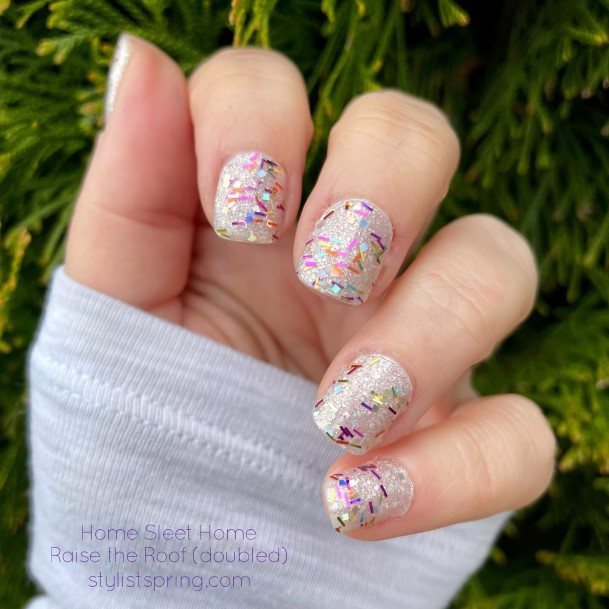 Fantastic Confetti Nail For Women