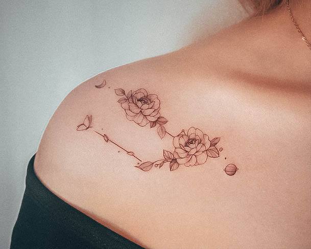 Fantastic Constellation Tattoo For Women