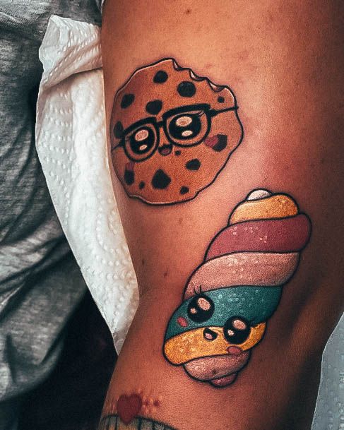 Fantastic Cookie Tattoo For Women