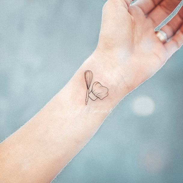 Fantastic Cooking Tattoo For Women