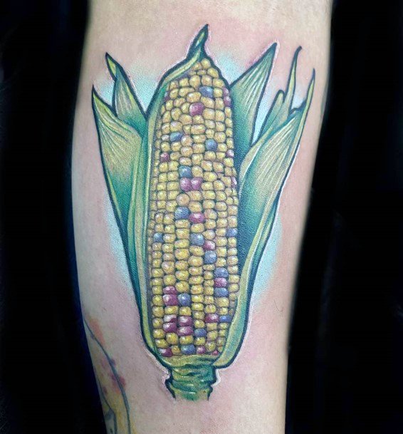 Fantastic Corn Tattoo For Women