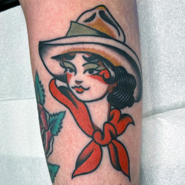 Fantastic Cowgirl Tattoo For Women