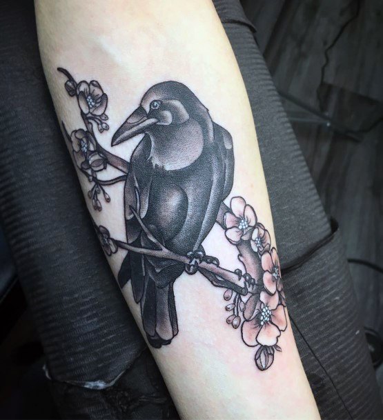 Fantastic Crabapple Tattoo For Women