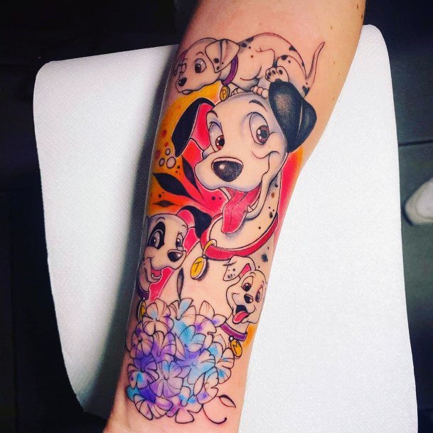 Fantastic Dalmatian Tattoo For Women