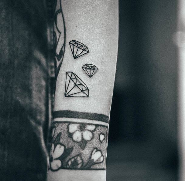 Fantastic Diamond Tattoo For Women