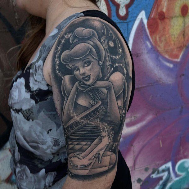 Fantastic Disney Princess Tattoo For Women