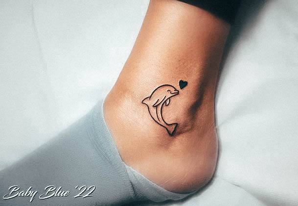 Fantastic Dolphin Tattoo For Women