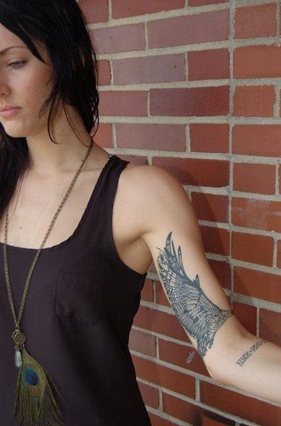 Fantastic Eagle Tattoo For Women