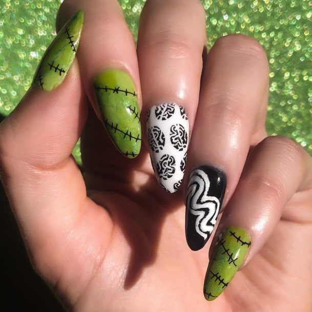 Fantastic Frankenstein Nail For Women