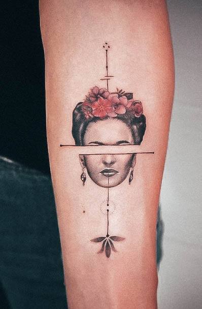 Fantastic Frida Tattoo For Women