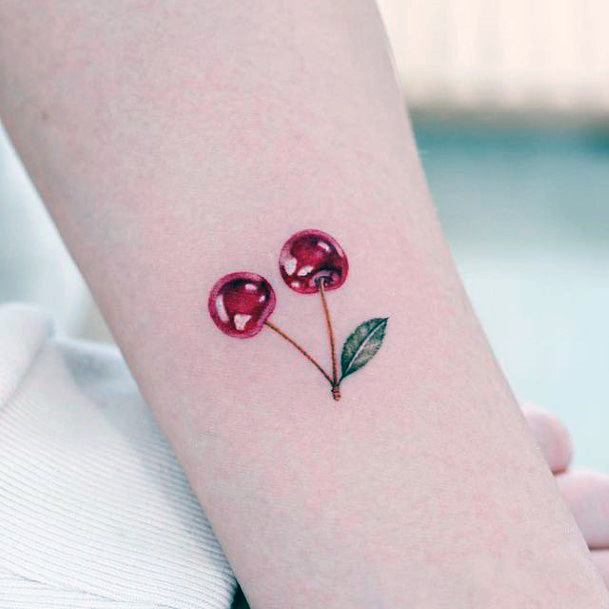 Fantastic Fruit Tattoo For Women