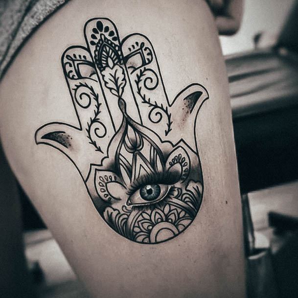 Fantastic Hamsa Tattoo For Women