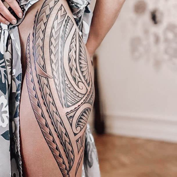 Fantastic Hawaiian Tattoo For Women