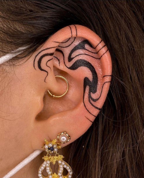 Fantastic Head Tattoo For Women