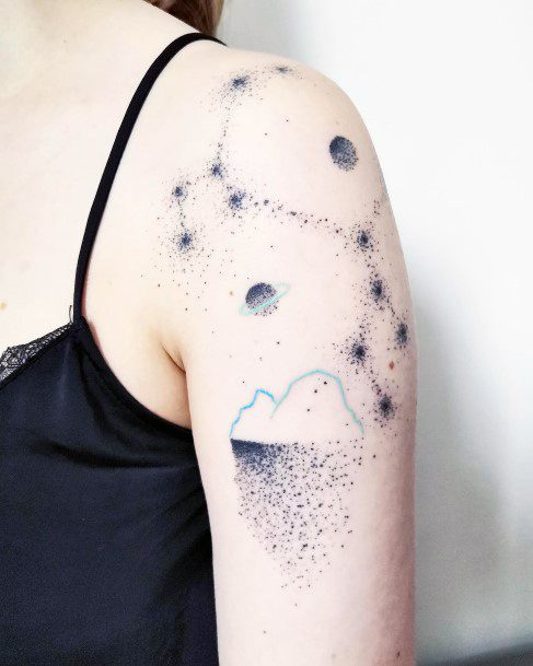 Fantastic Iceberg Tattoo For Women