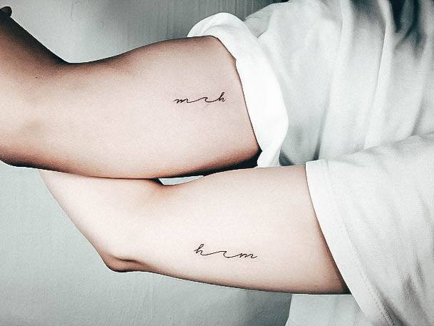 Fantastic Initials Tattoo For Women