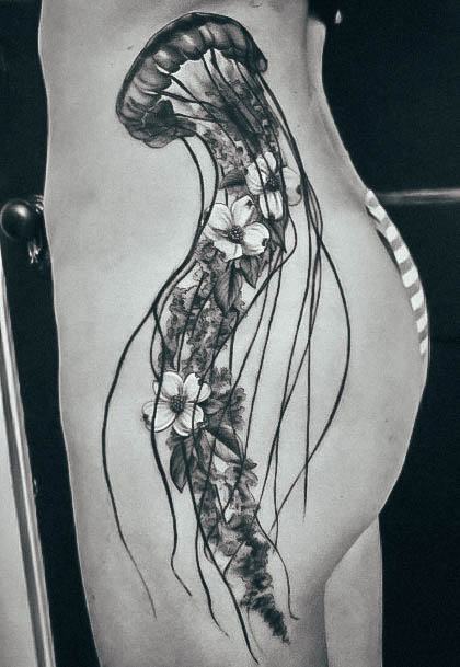 Fantastic Jellyfish Tattoo For Women