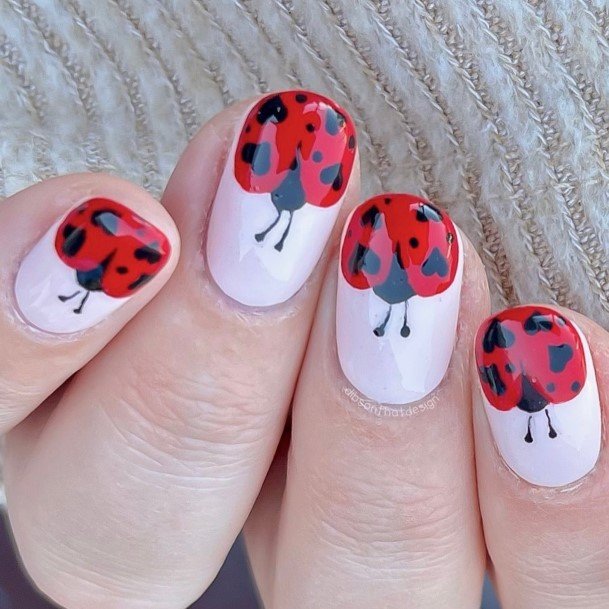 Fantastic Ladybug Nail For Women