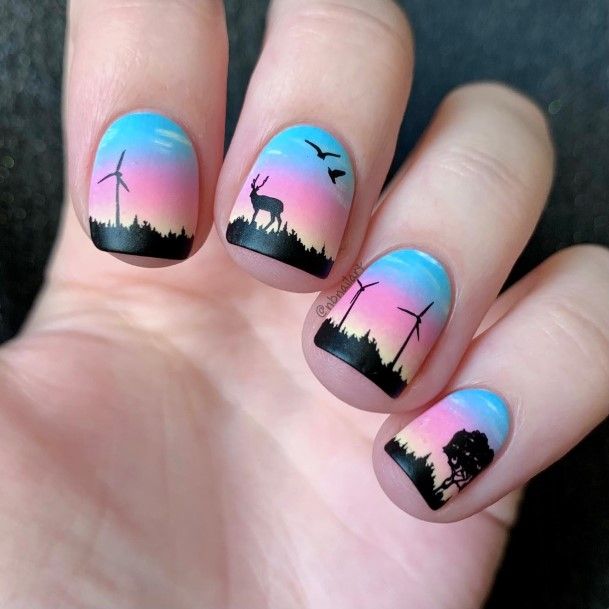 Fantastic Landscape Nail For Women