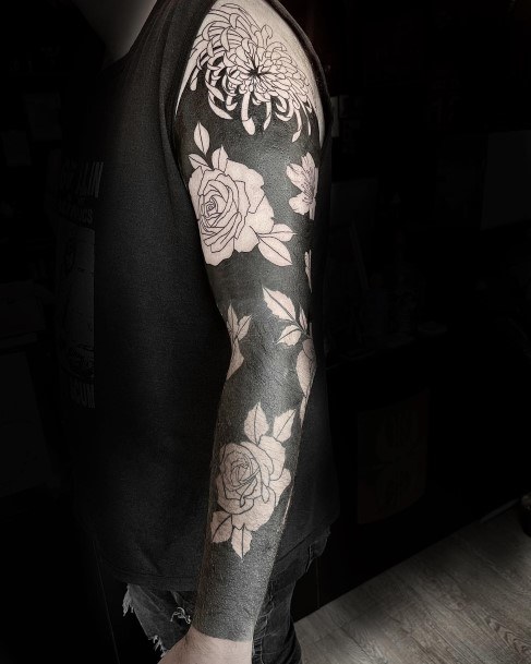 Fantastic Leg Sleeve Tattoo For Women