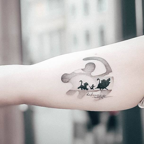 Fantastic Lion King Tattoo For Women