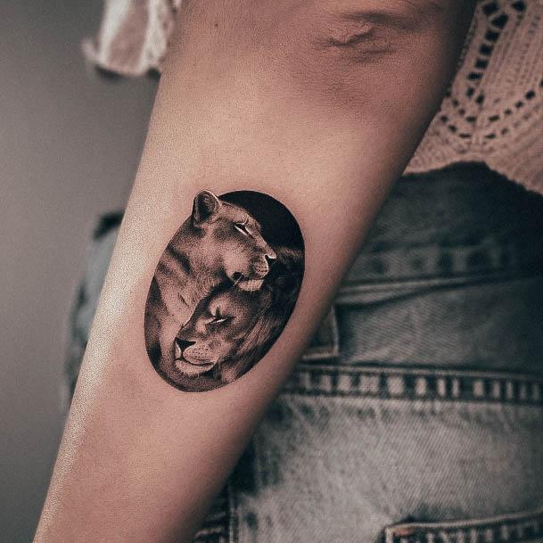 Fantastic Lioness Tattoo For Women