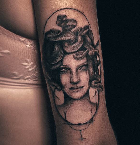 Fantastic Medusa Tattoo For Women