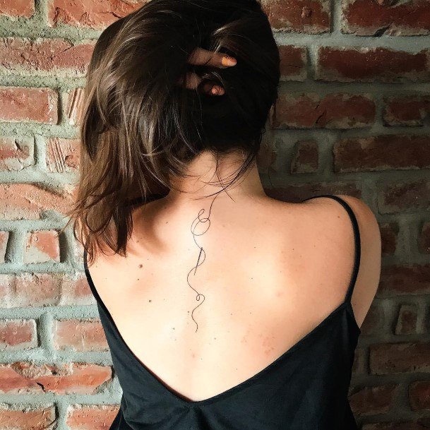 Fantastic Needle And Thread Tattoo For Women