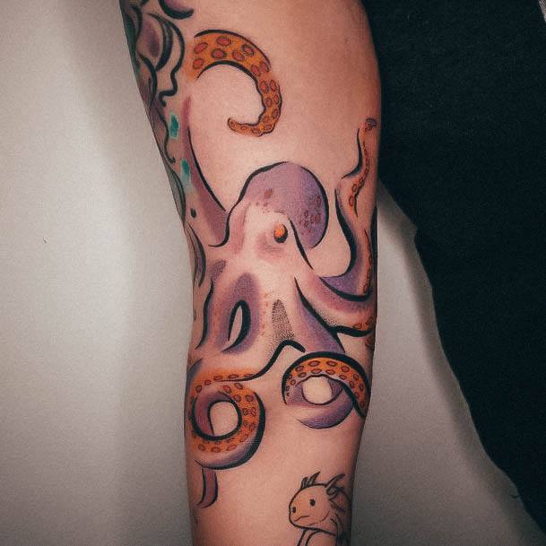 Fantastic Octopus Tattoo For Women Arm