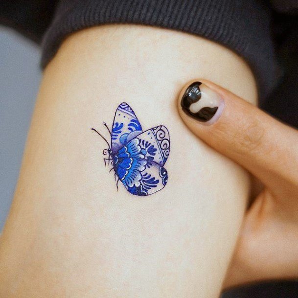 Fantastic Oriental Plate Porcelain Tattoo For Women