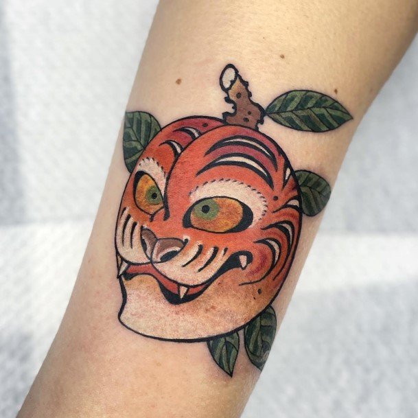 Fantastic Peach Tattoo For Women