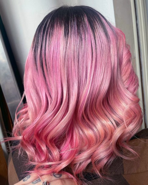 Fantastic Pink Hairstyles For Women