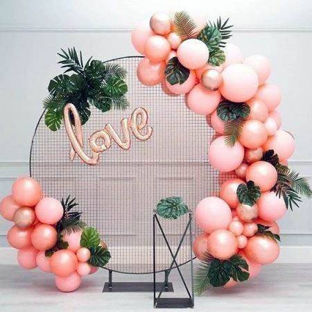 Fantastic Pink Wedding Balloon Decor Inspiration Ideas