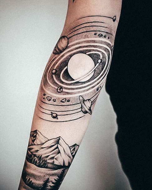 30 Creative Space Tattoo Ideas For Women To Try