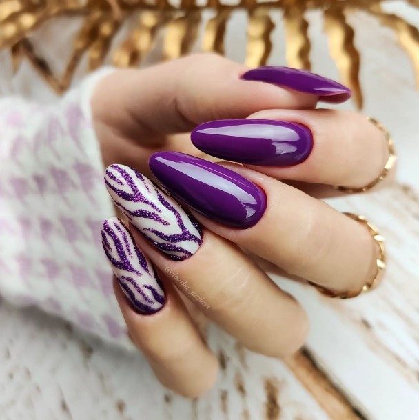 Fantastic Purple Nail For Women