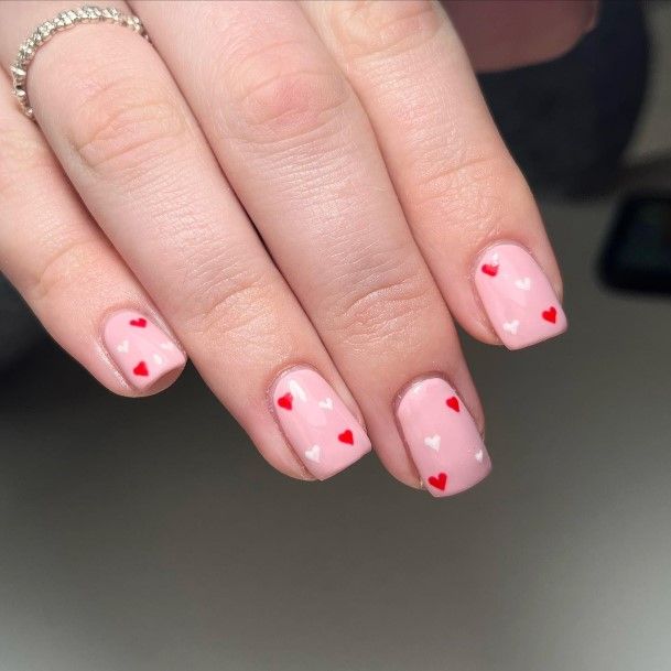 Fantastic Red And White Nail For Women